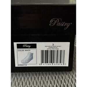 NIB Pastry White Size 3 Cassatta Hi Sneaker Unisex Dance